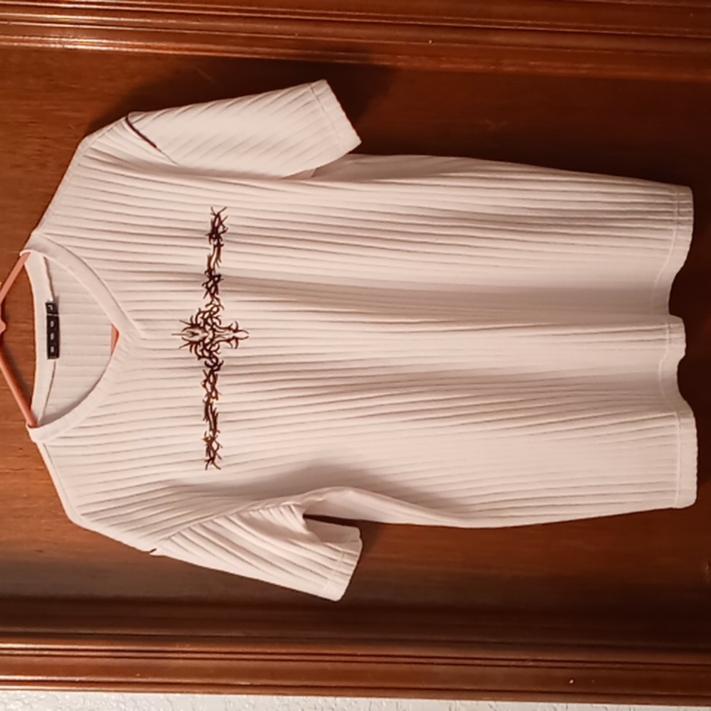 OSO White Men's Short Sleeves Large